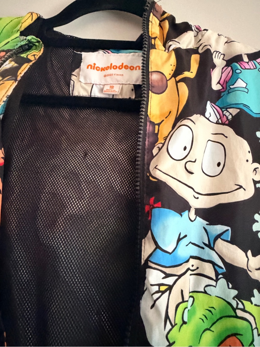 Nickelodeon Rugrats Multicolor Character Puffer Jacket - Picture 4 of 4